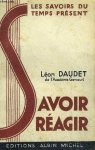 Savoir Ragir par Daudet