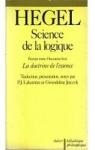 Science de la logique - 1er Tome : La logique objective - 2me Livre : La doctrine de l'essence par Hegel