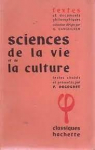 Sciences de la vie et de la culture par Canguilhem