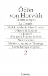 Thtre complet, tome 2 par Odn von Horvath