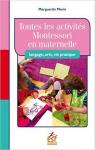 Toutes les activits Montessori en maternelle  par Morin