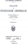 Traité de sociologie générale, tome 2 par Pareto