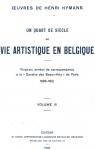 Un quart de sicle de vie artistique en Belgique, tome 3 par Hymans