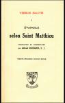Verbum salutis, tome 1 : évangile selon saint.Matthieu par Durand