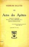 Verbum salutis, tome 7 : Actes des apôtres par Boudou