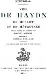 Vies de Haydn, de Mozart et de Métastase par Stendhal