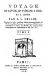 Voyage en Savoie, en Piemont,  Nice et  Gnes, Volume 1 par Millin de Grandmaison