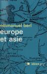 Europe et Asie par Berl