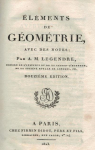 Éléments de géométrie par Legendre