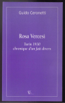 Rosa Vercesi : Turin 1930, chronique d'un fait divers par 