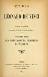 tudes sur Lonard de Vinci - Les Prcurseurs Parisiens de Galile, Troisime Srie par Duhem