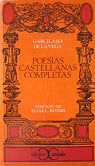 Poesas castellanas completas par Garcilaso de la Vega