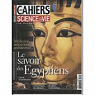 Les cahiers de science & vie, n110 : Le savoir des gyptiens par Science & Vie