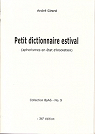 Petit dictionnaire estival par Girard