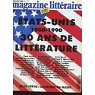 Le Magazine Littraire n 281      tats-Unis, 30 ans de littrature par Littraire