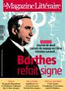 Le Magazine Littraire, n482 : Barthes refait signe par Le magazine littraire