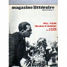 Le Magazine Littraire n 59     Paul Nizan, littrature et rvolution et un indit de J.-P. Sartre par Littraire