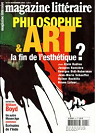 Le Magazine Littraire n 414  Philosophie & art : la fin de l'esthtique ? par Littraire
