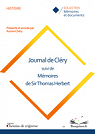 Journal de Cléry suivi de Mémoires de Sir Thomas Herbert par Chéry