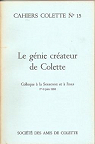 Cahiers Colette, n15 par Colette