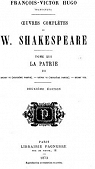 La Patrie, tome 3 par Shakespeare