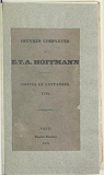 Contes et Fantaisies, tome 18 par Hoffmann