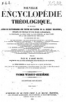Nouvelle encyclopdie thologique, tome vingt-sixime.Dictionnaire des Dcrets.Tome unique par Migne