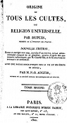 Origine de tous les cultes ou Religion universelle, tome second par ditions Dupuis