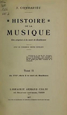 Histoire de la musique, des origines  la mort de Beethoven, tome 2 (Du XVIe sicle  la mort de Beethoven) par Combarieu