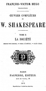 La Socit par Shakespeare