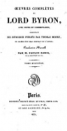Oeuvres compltes, tome 8 par Byron