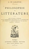 Philosophie et Littrature par Lamartine