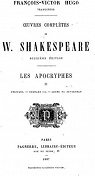Les Apocryphes, tome 2 par Shakespeare