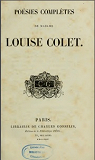 Posies compltes de Madame Louise Colet par Colet