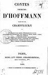 Contes posthumes par Hoffmann