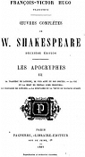 Les Apocryphes, tome 3 par Shakespeare