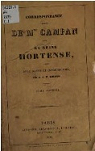 Correspondance indite avec la reine Hortense tome2 par Campan