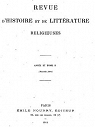 Revue d'Histoire et de Littrature religieuses.1911.Nouvelle anne.Anne et Tome2 par Histoire et de Littrature religieuses