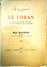 Le Coran (Traduction selon un essai de reclassement des sourates) vol2 par Blachère