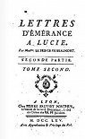 Lettres d'Emerance  Lucie, tome2 par Leprince de Beaumont