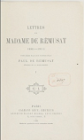 Lettres de Madame de Remusat(1804-1814) par Vergennes
