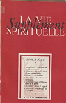 La vie spirituelle. Supplment. N12. 15 fvrier 1950 par La vie spirituelle