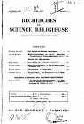 Recherches de science religieuse.Tome XXVI.Fvrier 1936 par Recherches de science religieuse