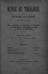 Revue de thologie et des questions religieuses.Huitime anne.N1.-1er Janvier 1899 par Thologie et des questions religieuses