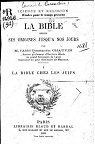 La Bible depuis ses origines jusqu' nos jours, tome1: La Bible chez les juifs par Chauvin