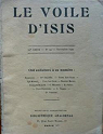 Le Voile d'Isis. 32e anne- N95- Novembre 1927 par Le Voile d`Isis