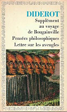 Supplément au voyage de Bougainville : Pensées philosophiques - Lettre sur les aveugles par Diderot