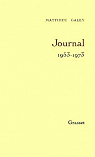 Journal 1953-1973. par Galey