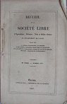 Recueil de la Socit Libre de l'Eure - 1837 par agriculture de l`Eure