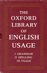 The Oxford Library of English Usage I : Grammar par Thomson